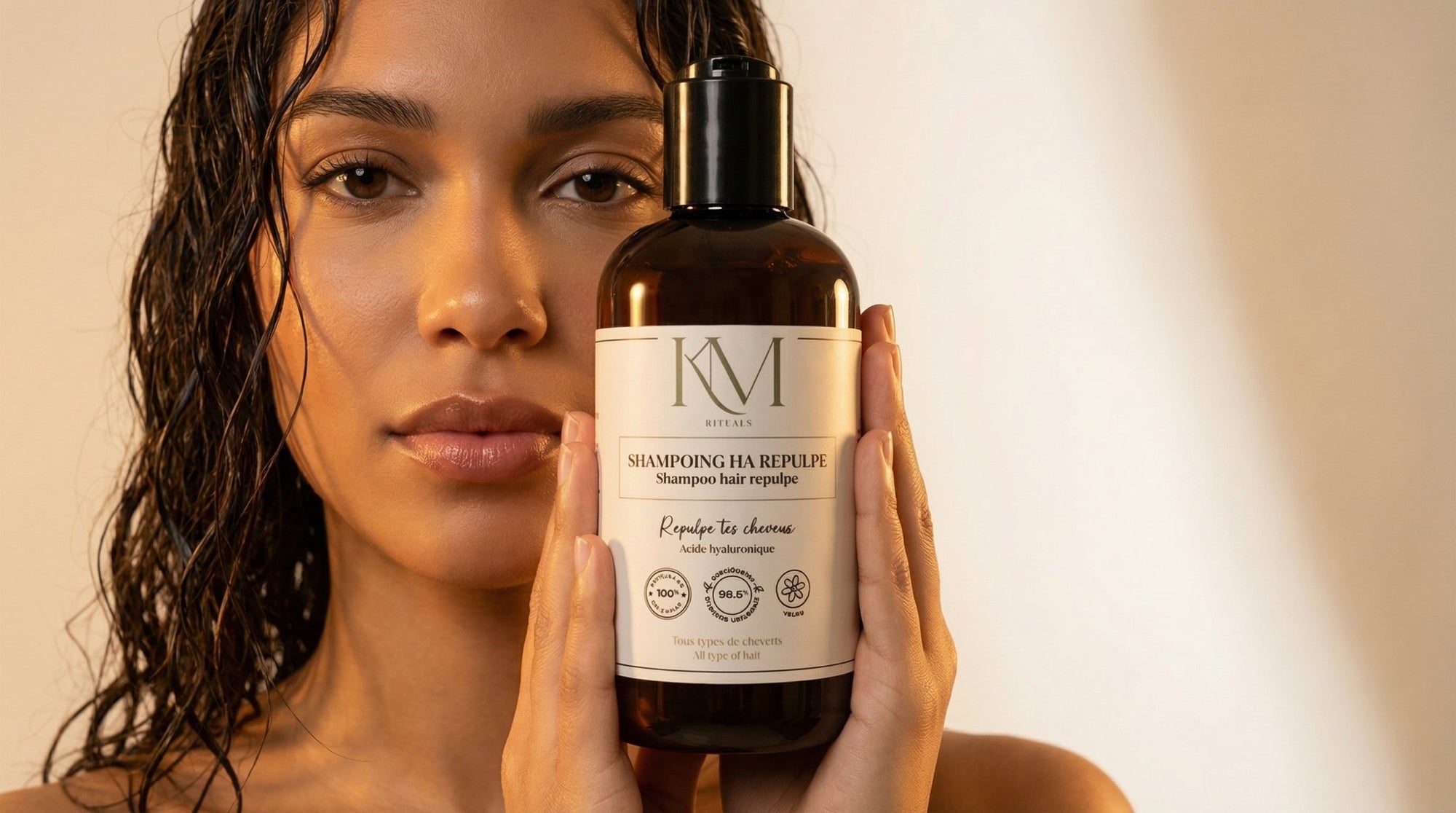 Shampoing à l’acide hyaluronique – 200ml - Karité Mix